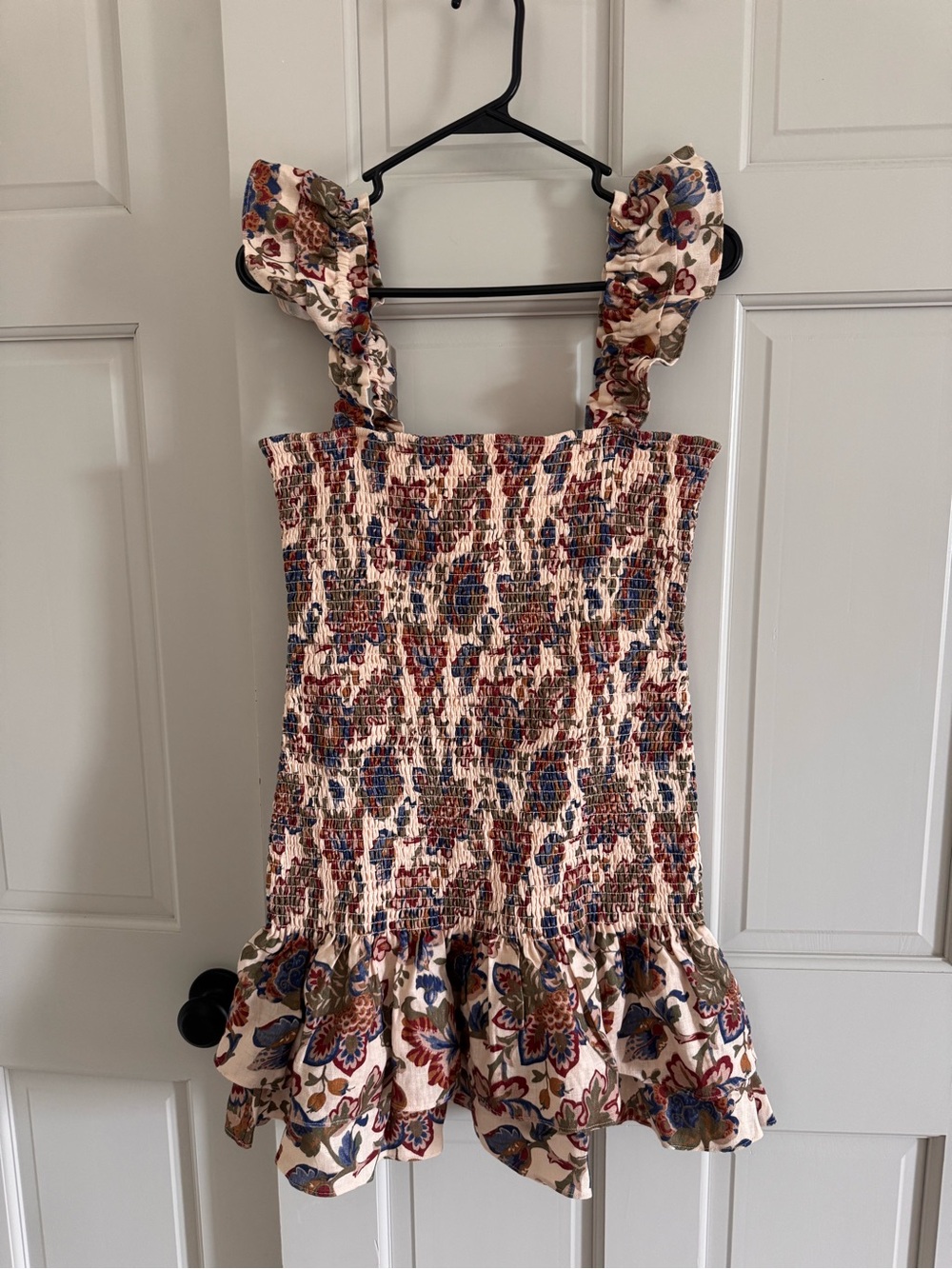 SIR. the Label Bettina Floral shirred minidress size 4 (US 10)